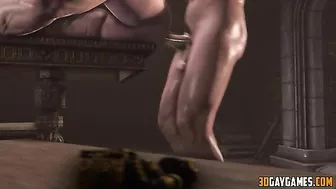 Geralt from the Witcher gets gay ass fucked in missionary style - Hentai City