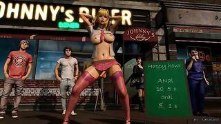 Hentai video - Schoolgirl shemale gets anal sex in public.