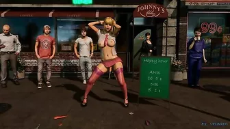 Hentai video - Schoolgirl shemale gets anal sex in public.