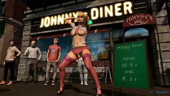 Hentai video - Schoolgirl shemale gets anal sex in public.