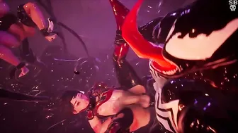 Spider-Man is anally penetrated by Venom in a 3D cartoon hentai animation. Spider-Man is anally penetrated by Venom in a 3D cartoon hentai animation.