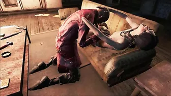 Hancock from Fallout 4 gets an anal creampie from a zombified Trixy with hentai appeal.