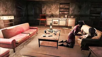 Hancock from Fallout 4 gets an anal creampie from a zombified Trixy with hentai appeal.