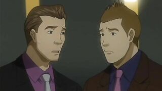 Romance at sea with hot gay lovers in hentai action.