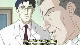 A possessed schoolgirl with a futa dick fucks her torturer in hentai.