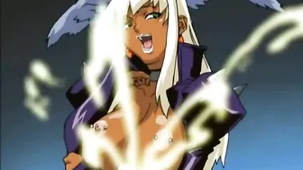 Curvy hentai sluts from the Demons gang are watched by an evil princess.