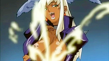 Curvy hentai sluts from the Demons gang are watched by an evil princess.