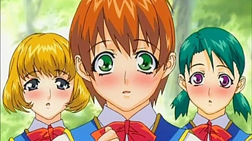 Curvy hentai sluts from the Demons gang are watched by an evil princess.