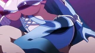 Hentai babe Utea defeats magical beasts with her sex powers in this animated series.