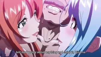 Hentai babe Utea defeats magical beasts with her sex powers in this animated series.