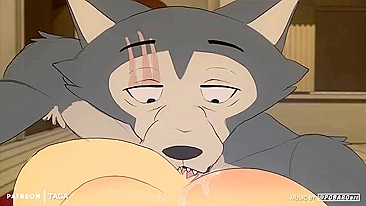 Wolf Legoshi fucks Jack in a gay, furry canine anal scene. #Hentai