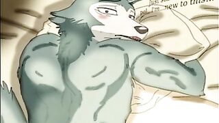 Legendary hentai anime series Beastars features a steamy scene between Jack and Legoshi with explicit anal action.