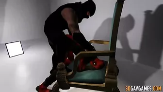 Hentai gay superhero orgy with Deadpool and various heroes in a 1-sentence summary.