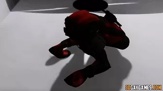 Hentai gay superhero orgy with Deadpool and various heroes in a 1-sentence summary.