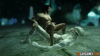 Hentai porn site visitors can enjoy a concise and grammatically correct sentence about creatures fucking in an underground war.