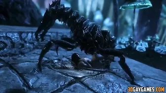 Hentai porn site visitors can enjoy a concise and grammatically correct sentence about creatures fucking in an underground war.