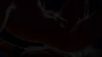 Hentai muscular Asian men engage in anal play with sex toys.