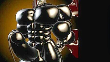 Hentai gay zombie sex scene with a 3D animation style and an intense atmosphere.