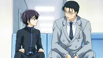 A gay college student has passionate sex with his classmate in the dark.