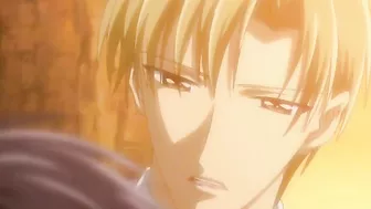 A gay college student has passionate sex with his classmate in the dark.