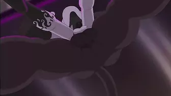 Hentai gay twink Dugan gets bred by muscular jock Ubzerd in a steamy bathroom.