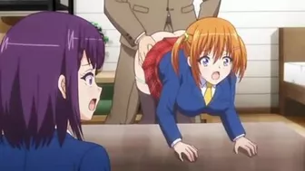 Hentai schoolgirl gets punished by lecherous salaryman in episode 2.