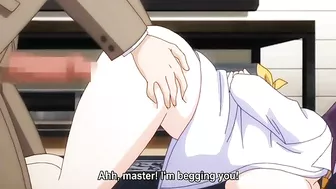 Hentai schoolgirl gets punished by lecherous salaryman in episode 2.