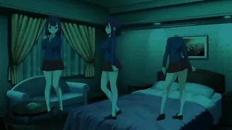 Hentai schoolgirl gets punished by lecherous salaryman in episode 2.