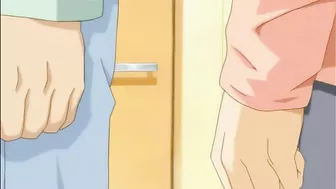 Gay hentai featuring a bound twink getting fucked.