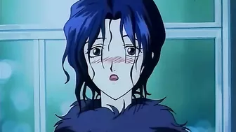 Hentai video - Futanari threesome with a hero licking a queen's pussy.