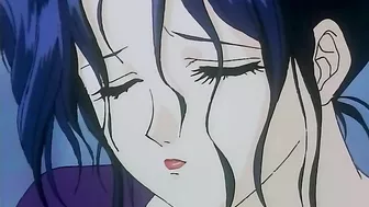 Hentai video - Futanari threesome with a hero licking a queen's pussy.