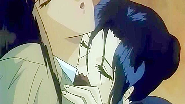 Hentai video - Futanari threesome with a hero licking a queen's pussy.