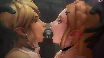 Legend of Zelda gets fucked in a hentai 3D sex compilation.