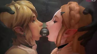 Legend of Zelda gets fucked in a hentai 3D sex compilation.
