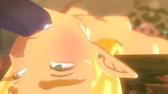 Zelda was brutally attacked and raped by fierce Bokoblin monsters in a hentai-style porn video.