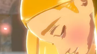 Zelda was brutally attacked and raped by fierce Bokoblin monsters in a hentai-style porn video.