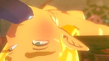 Zelda was brutally attacked and raped by fierce Bokoblin monsters in a hentai-style porn video.