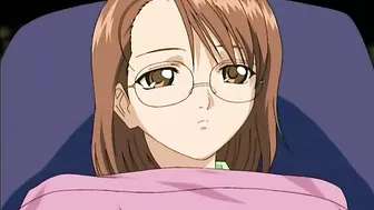 Sinful hentai maidens engage in a steamy threesome with toys.