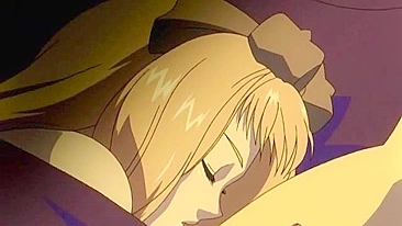 Sinful hentai maidens engage in a steamy threesome with toys.