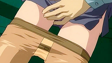 Sinful hentai maidens engage in a steamy threesome with toys.