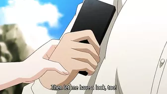 Revengeful demon father tied up and punished with a threesome fuck on hentai porn.