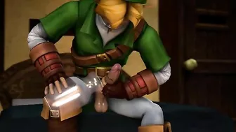 Link gets his gay ass fucked by another 3D animated Link - Hentai City