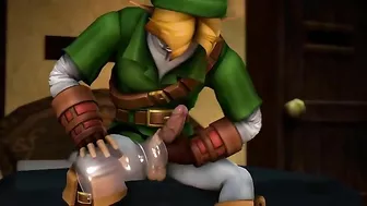 Link gets his gay ass fucked by another 3D animated Link - Hentai City