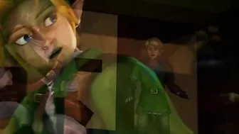 Link gets his gay ass fucked by another 3D animated Link - Hentai City