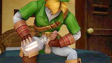 Link gets his gay ass fucked by another 3D animated Link - Hentai City