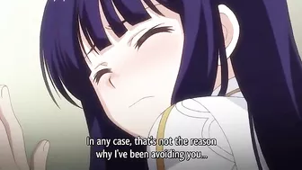 Sexy teens engage in wild threesome and get knocked up on hentai site.