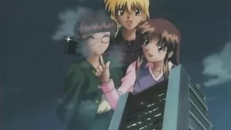 Hentai pop idol with futa dick and cock-riding fans.