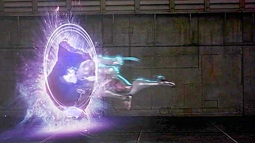 D.va from Overwatch gets brutally gangbanged by Roadhog and his friends in a hentai animation.