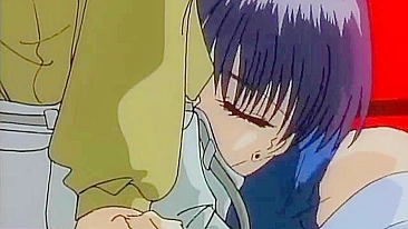 Horny hentai siblings engage in a steamy threesome.