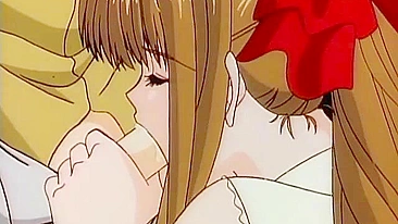 Horny hentai siblings engage in a steamy threesome.